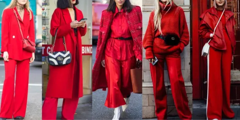 Thay đổi trang phục sang sắc đỏ