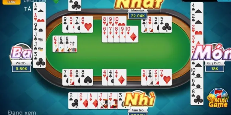 Mẹo chơi bài Phỏm hay giúp bạn luôn dẫn trước đối thủ 2 Khám phá chi tiết luật chơi bài Phỏm