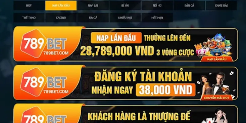 Cách nhận khuyến mãi 789Bet - Mẹo săn ưu đãi cho người chơi mới 3 Các ưu đãi khuyến mãi hấp dẫn đang diễn ra tại 789Bet