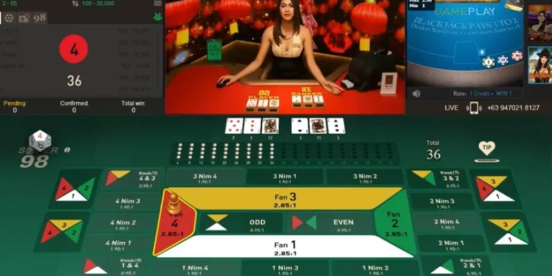 Cách chơi Fantan - Học cách chọn cửa cược phù hợp nhất 2 Nắm vững toàn bộ luật lệ của Fantan