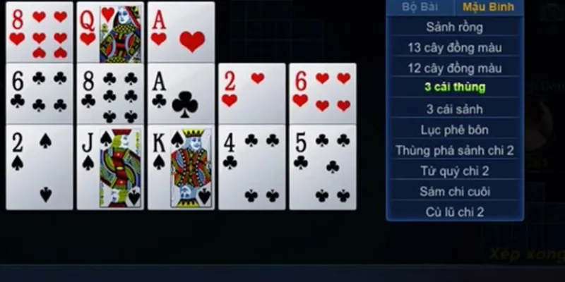 Cách chơi Mậu Binh 5 lá - Kỹ thuật xếp bài tối ưu nhất 4 Hé lộ cách chơi Mậu Binh 5 lá để tăng cơ hội chiến thắng