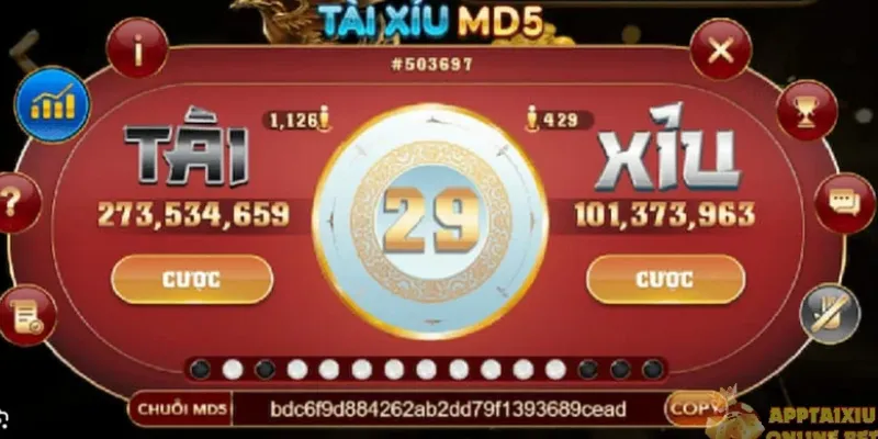 Tìm hiểu cách thuật toán MD5 tác động đến tài xỉu