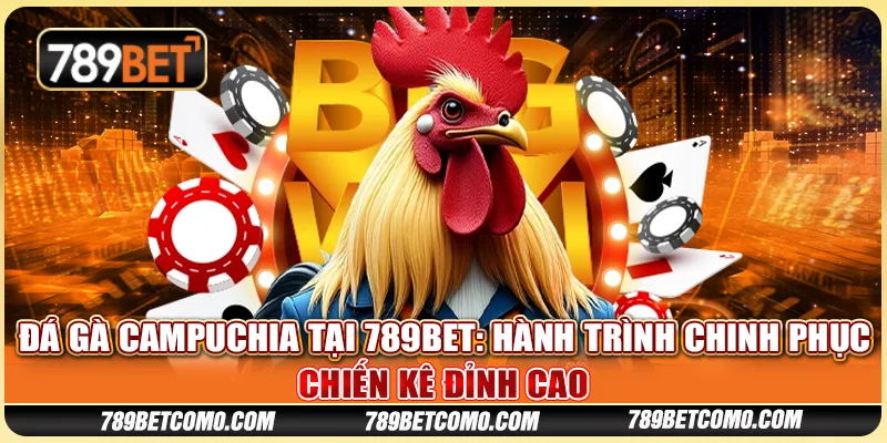 Đá Gà Campuchia tại 789Bet: Hành Trình Chinh Phục Chiến Kê Đỉnh Cao