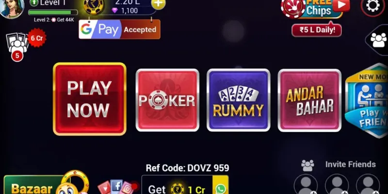 Những tuyệt chiêu giúp bạn chiến thắng trong Teen Patti