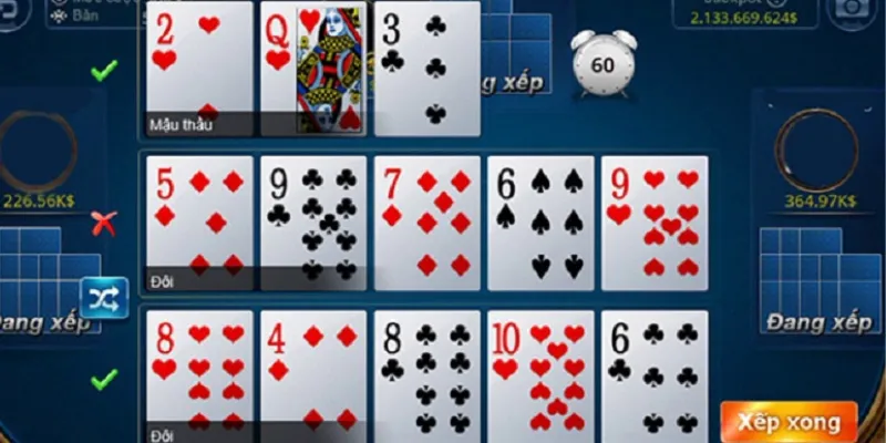 Cách xếp bài Mậu Binh – Chiến thuật tránh binh lủng hiệu quả 2 Quy tắc nền tảng trong việc xếp bài Mậu Binh