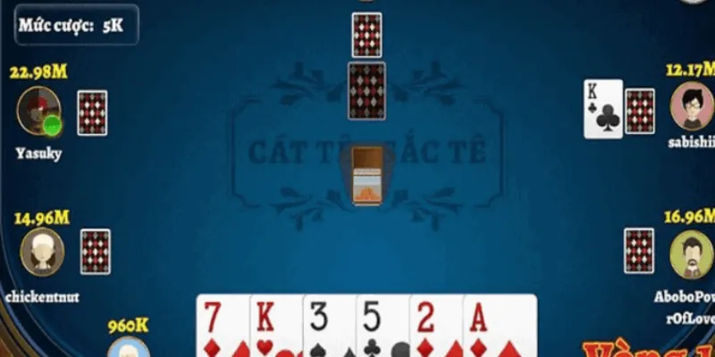 Chơi bài Cát Tê – Cách đánh để thắng liên tiếp 3 Thứ tự giá trị của các lá bài trong Cát Tê